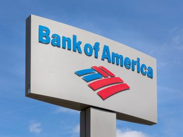 Bank of America sign