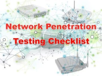 Most Important Network Penetration Testing Checklist - GBHackers - Latest Cyber Security News