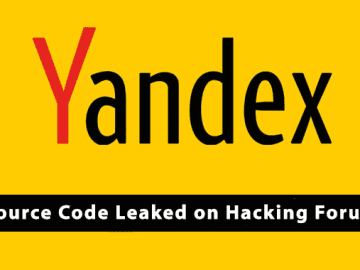 Yandex Data Leak - Code Published On Popular Hacking Forum