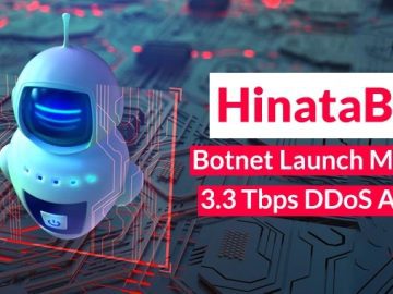 HinataBot Botnet Could Launch Massive 3.3 Tbps DDoS Attacks