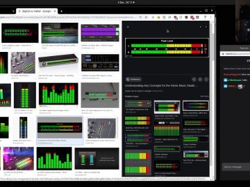 TomNomNom makes a digital VU meter with HTML canvas