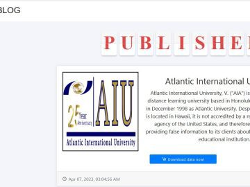 Atlantic University Data Breach Opens Up on Telegram