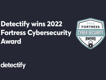 Detectify wins 2022 Fortress Cyber Security Award