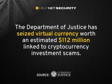 DoJ cracks down on cryptocurrency fraud, seizes $112 million in linked funds