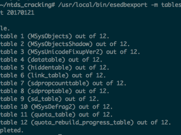 Extracting Hashes and Domain Info From ntds.dit