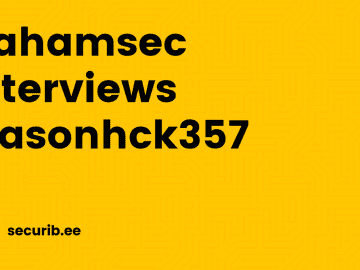 Nahamsec interviews Masonhck357 - securibee