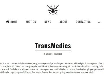 TransMedics data breach