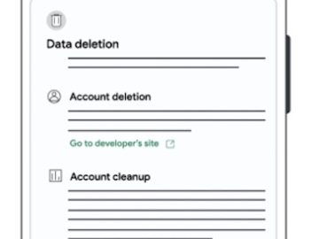 Google Play apps will allow users to initiate in-app account deletion