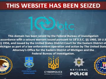 9 Cryptocurrency Laundering Sites Seized by Law Enforcement