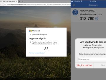 Microsoft Authenticator push notifications get number matching