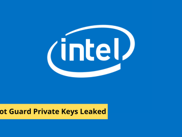 Intel Boot Guard Private Keys