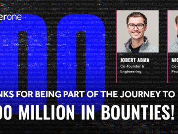 Thanks For Being Part Of The Journey to $100 Million in Bounties!