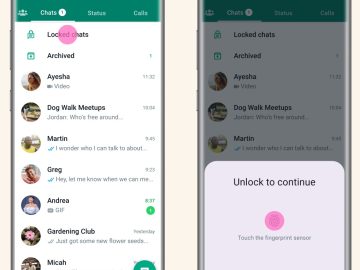 WhatsApp allows users to lock sensitive chats