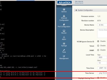 Advantech's industrial serial device servers open to attack