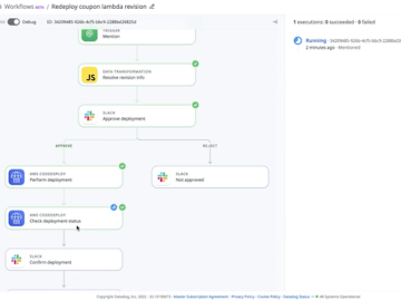 Datadog Workflow Automation helps security teams investigate and resolve service disruptions