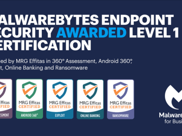 Malwarebytes only vendor to win every MRG Effitas award in 2022 & 2023