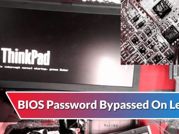 Researchers Bypassed BIOS Password on Lenovo Laptops