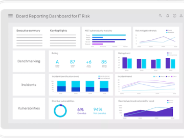 Diligent Board Reporting for IT Risk equips CISOs with third party risk scores