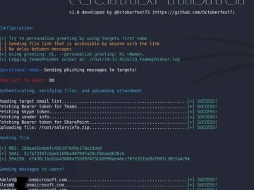 New tool TeamsPhisher allows to hack victims teams account and infect victim with malware