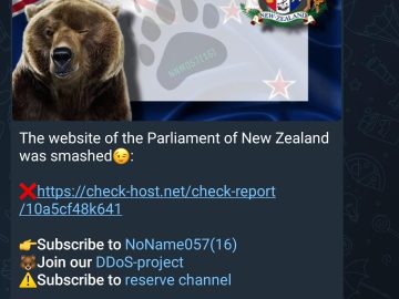 Parliament of New Zealand Cyber Attack2