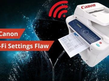 Canon Wi-Fi connection settings Flaw Expose Sensitive Data