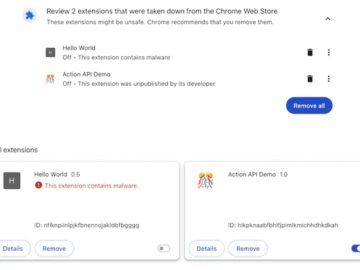 Chrome will tell users when extensions they use are removed from Chrome Web Store