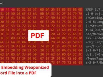 Hackers Embed Weaponized Word File into a PDF