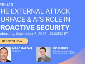 Webinar: The external attack surface & AI's role in proactive security