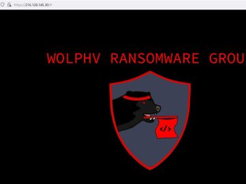 Wolphv ransomware group