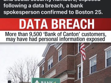 Bank of Canton data breach