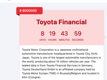 CitrixBleed Vulnerability Exploitation Suspected in Toyota Ransomware Attack