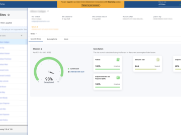 Introducing Security Advisor Site Scores for OneView: Easy assessment of client security for MSPs 