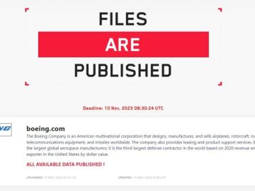 Lockbit Ransomware Leaks Boeing Data