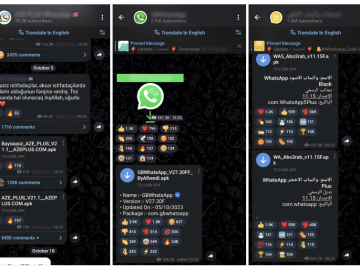 Multiple WhatsApp mods spotted containing the CanesSpy Spyware