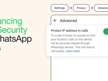 Protect IP Address in WhatsApp Calls