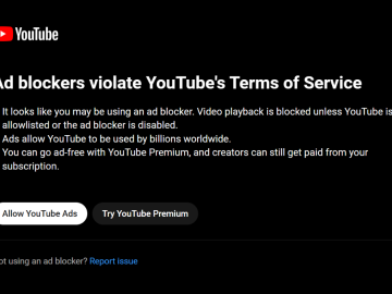 YouTube shows ads for ad blocker, financial scams