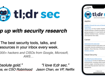 [tl;dr sec] #208 - Cybersecurity GPT Agents, Supply Chain Security, Kubernetes Pentest Image