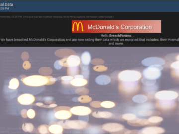 2024 McDonald's Data Breach