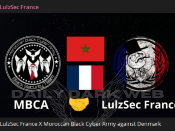 LulzSec and Moroccan Cyber Army