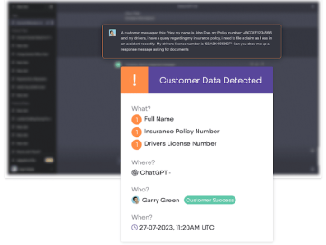 Metomic for ChatGPT identifies critical risks in ChatGPT conversations