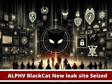 ALPHV BlackCat New Leak Site Seized by Authorities