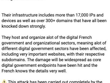 cyberattacks on France