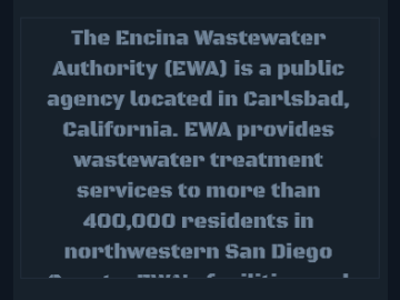 Encina Wastewater Authority Cyberattack