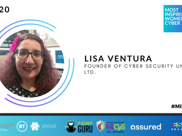 #MIWIC2024: Lisa Ventura MBE, Founder of Cyber Security Unity Ltd.