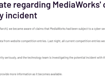 MediaWorks Cyberattack