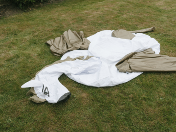 deflated Pegasus balloon