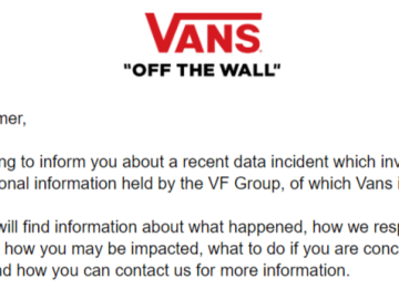 Vans Cyberattack