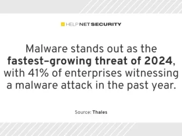 Malware stands out as the fastest-growing threat of 2024