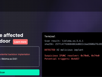 Binarly released a free online scanner to detect the CVE-2024-3094 Backdoor